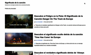 Significadocancion.com thumbnail