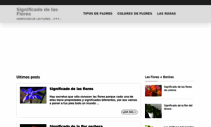 Significadodelasflores.net thumbnail