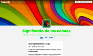 Significadodeloscolores.tumblr.com thumbnail
