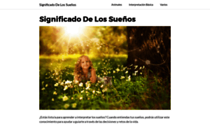 Significadodelossuenos.win thumbnail