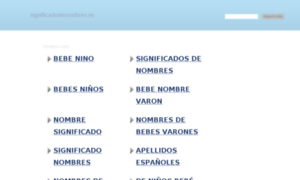 Significadodenombres.es thumbnail