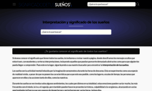 Significadodetussuenos.com thumbnail