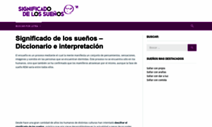 Significadossuenos.com thumbnail