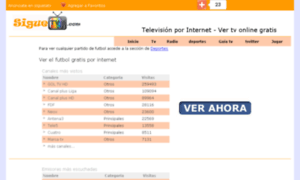 Siguelatv.com thumbnail