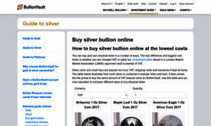 Silver.bullionvault.com thumbnail