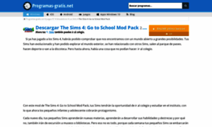 Sims-4-go-to-school.programas-gratis.net thumbnail