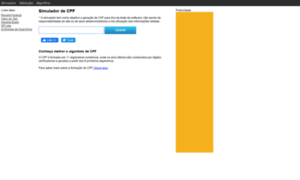 Simuladordecpf.com.br thumbnail
