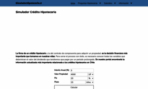 Simuladorhipotecario.cl thumbnail