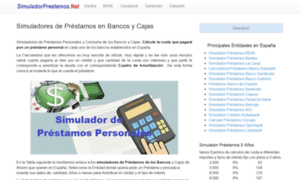 Simuladorprestamos.net thumbnail