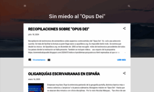 Sinmiedoalopusdei.blogspot.com.es thumbnail