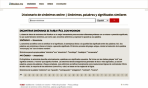 Sinonimos.woxikon.mx thumbnail