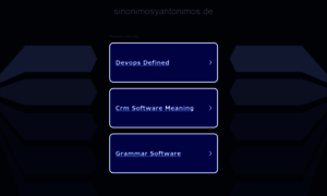 Sinonimosyantonimos.de thumbnail