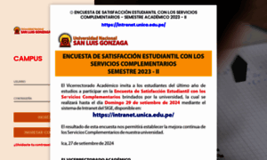 Sisadmision.unica.edu.pe thumbnail