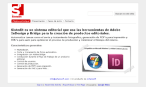 Sistedit.artansoft.com thumbnail