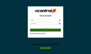 Sistema.ncontrol.com.mx thumbnail