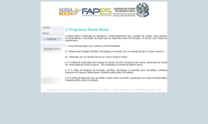Sistemanossabolsa.es.gov.br thumbnail