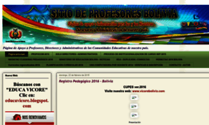 Sitiodeprofesoresbolivia.blogspot.com thumbnail