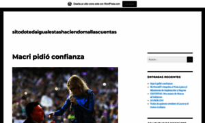 Sitodotedaigualestashaciendomallascuentas.wordpress.com thumbnail