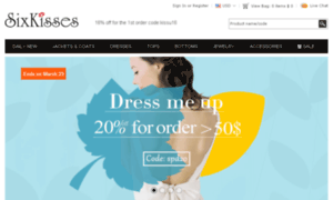 Sixkisses.com thumbnail