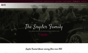 Snyderfuneralhomes.com thumbnail