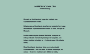 Sobretecnologia.org thumbnail