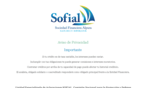 Sociedadfinancieraalpura.com thumbnail