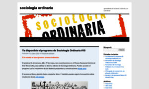 Sociologiaordinaria.com thumbnail