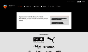 Socios.valenciacf.com thumbnail