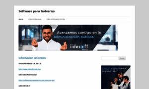 Softwareparagobierno.com.mx thumbnail