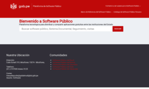 Softwarepublico.gob.pe thumbnail