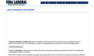 Solicitarvidalaboral.online thumbnail