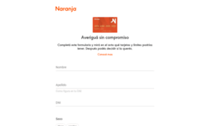 Solicitatutarjeta.naranja.com thumbnail