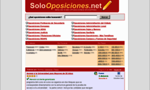 Solooposiciones.net thumbnail