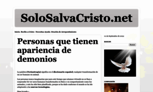 Solosalvacristo.blogspot.mx thumbnail
