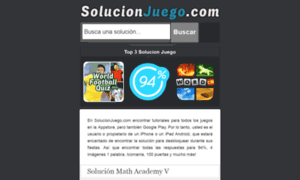 Solucionjuego.com thumbnail