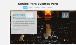 Sonidoparaeventosperu.com thumbnail