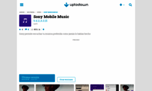 Sony-mobile-music.uptodown.com thumbnail