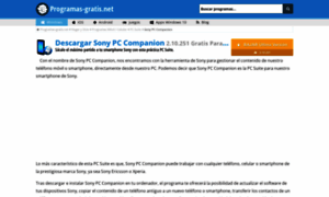 Sony-pc-companion.programas-gratis.net thumbnail