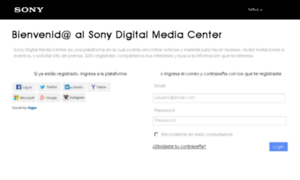 Sonydigitalmediacenter.com.mx thumbnail