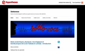 Sottovoce.hypotheses.org thumbnail