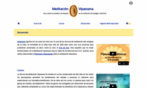 Spanish.dhamma.org thumbnail