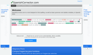 Spanishcorrector.com thumbnail