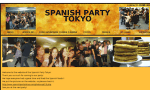 Spanishpartytokyo.com thumbnail
