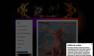 Sphynxparadise.jimdo.com thumbnail