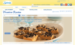Splendaenespanol.tastebook.com thumbnail