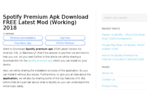 Spotifypremiumapkz.com thumbnail
