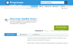 Spybot-search-and-destroy.programas-gratis.net thumbnail