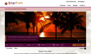 Starfishresorts.com thumbnail