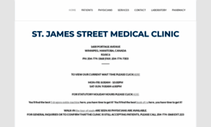 Stjamesstreetmedicalclinic.ca thumbnail