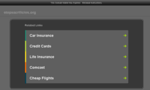 Stopsacrificios.org thumbnail